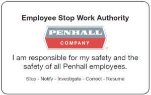 Stop Work Card Front