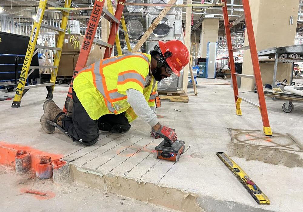 scan w construction background