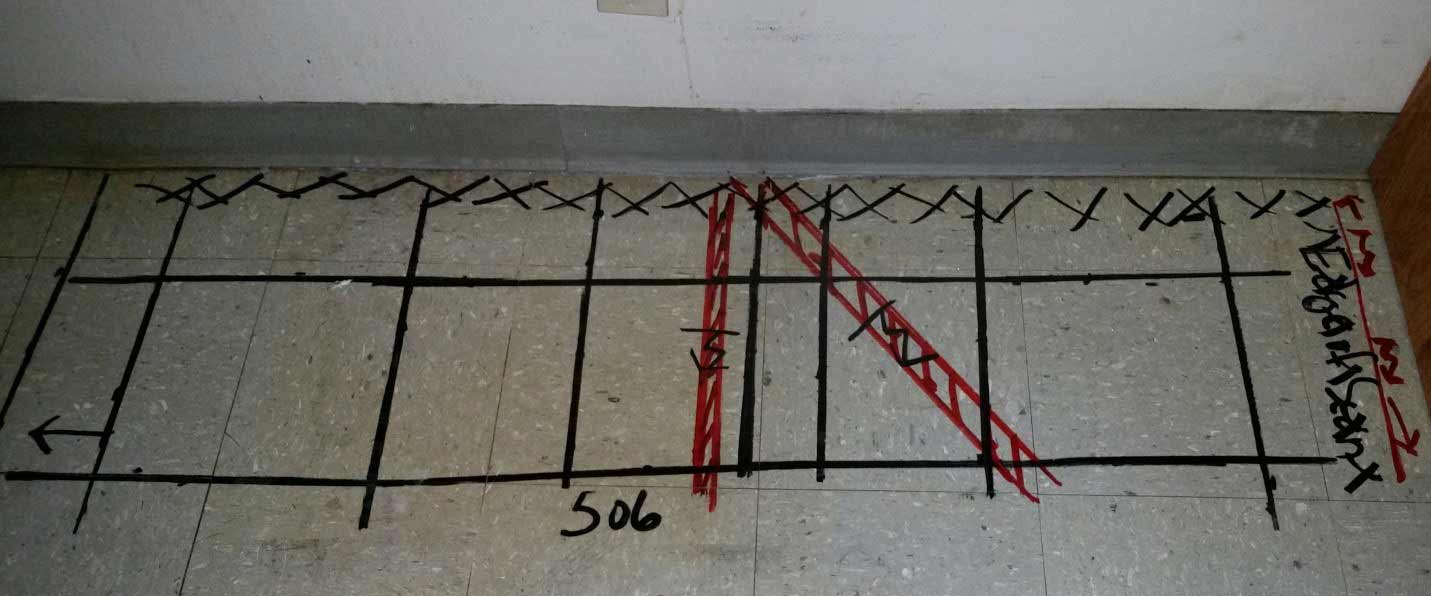 concrete scanning markings