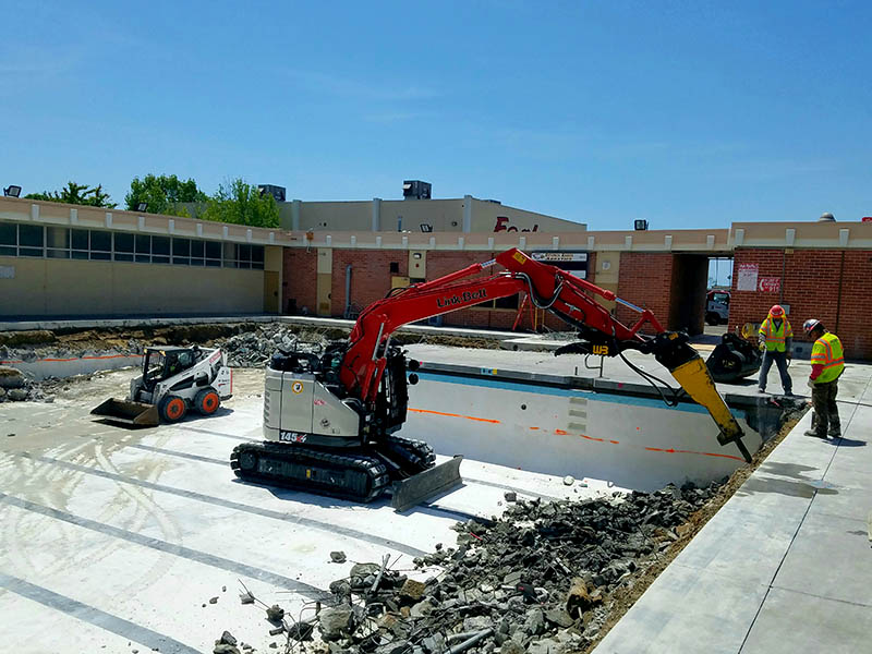 Estancia High School Pool removal
